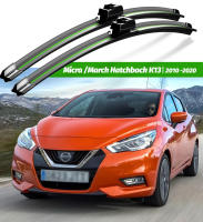 Kit De Limpiaparabrisas Frontal Nissan Micra March K13 2010-2015 Plegable Inteligente De Goma Natural 21"+14" Accesorios Para Ventanas - details 0
