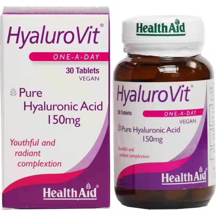 HealthAid HyaluroVit 30 Comprimidos Ácido Hialurónico - 1