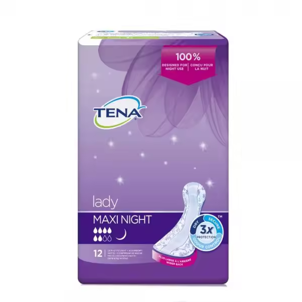 Tena Lady Maxi Night 12 Compresas - 1