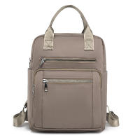 Mochila De Viaje Casual Para Mujer Impermeable De Oxford Gran Capacidad Con Hombros Múltiples Funciones Estilo Escolar - details 14