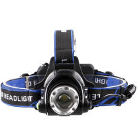 Linterna Frontal LED Potente Con Zoom Telescópico Recargable Impermeable Para Pesca Y Camping Luz De Cara Portátil - details 0