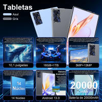 5G 2025 Tablet Android 10,1 pulgadas 20000 Mah versión global 16GB Ram 1TB ROM nueva red 14 tableta WiFi Android 13,0 nuclear - details 25
