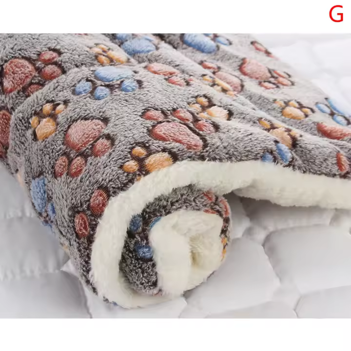 Manta Suave Y Fluffy Para Mascotas Estampado De Estrellas Cómoda Y Transpirable Cama Para Perros Y Gatos Amigable Con La Piel Accesorios Para Mascotas - 1