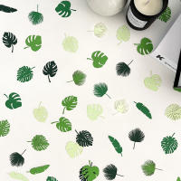 100pcs/pack Hojas De Tortuga Verdes Tropicales Para Decoración De Mesa Y Bodas Proporciones De Papel Sin Químicos Peligrosos - details 3