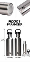 Botella De Agua De Acero Inoxidable FEIJIAN Para Ciclismo Y Deportes a Prueba De Fugas Con Bolsa Portátil Gran Capacidad BPA Free Para Adultos - details 5
