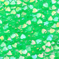 100pcs Bolas De Acrílico Corazón AB Color Transparentes 8mm Para Fabricación De Joyas Collares Pulseras Accesorios DIY - details 12