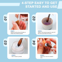 Cepillo De Uñas De Acrílico Kolinsky De Alta Calidad Con Mango De Madera Herramientas De Dibujo Para Manicura Y Gel De Constructivo - details 6
