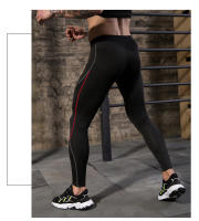 Pantalones De Compresión Para Hombre Tights Deportivos Para Correr Y Gimnasio Leggings De Entrenamiento Y Correr Para Fútbol Material De Poliéster Y Spandex - details 6