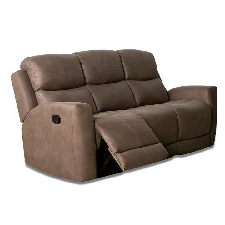 Mueblecenter Sofá 3 Plazas Relax Tapicería Cowboy Alaska Marengo - Envío Gratuito - 1