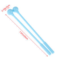 2pcs/set De Palmas De Batería De 20cm Para Adultos Y Niños Mallets De Goma Y Plástico Instrumentos De Ritmo - details 3