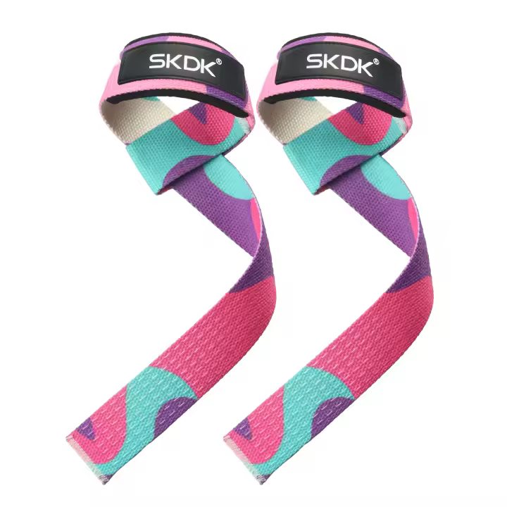 Correas de agarre de silicona antideslizantes (2/4/3 pares) para el aumento de pesas y entrenamiento de Manos, accesorios de fitness para peso muerto. - 1