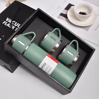 Botella Termo Aislada De Acero Inoxidable 500ML Set De Regalo Estilo Negocios Para Oficina Taza De Café Portátil Frascos Carafas - details 10