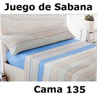 Juego Sábanas para Cama De 135, 3 Piezas ,Sábana Bajera, Encimera, Funda de Almohada,microfibra 100% poliester,cm,fespu - details 0