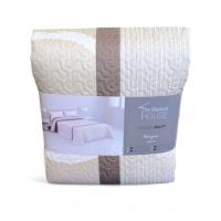 Colcha de Verano Reversible Niagara Beis | Ligera, Fresca y Transpirable | Microfibra Suave 100% Poliéster | Diseño Elegante y Actual | Disponible para Cama 90, 105, 135 y 150 cm | Ideal para Dormitorio, Hoteles, Casas Rurales y Apartamentos Turísticos - details 1