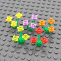 500pcs Bloques De Construcción DIY MOC Con Borde De Flor Y 4 Knobs Petalos Bloques De Plástico ABS Compatible Con Lego Juguetes Educativos Creativos Para Adultos Y Niños - details 2