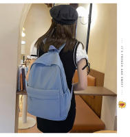 Mochila Escolar Para Mujer Impermeable De Gran Capacidad Con Cierre De Cremallera Suave Color Sólido Casual Para Niñas Adolescentes Estudiante Suministro - details 27