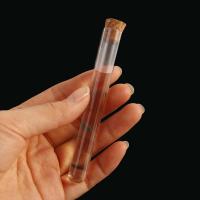 20Pcs Tubos De Prueba De Plástico Transparente De 12x100mm Con Tapas De Madera Para Laboratorio Escolar Suministros De Bodas Regalo - details 5