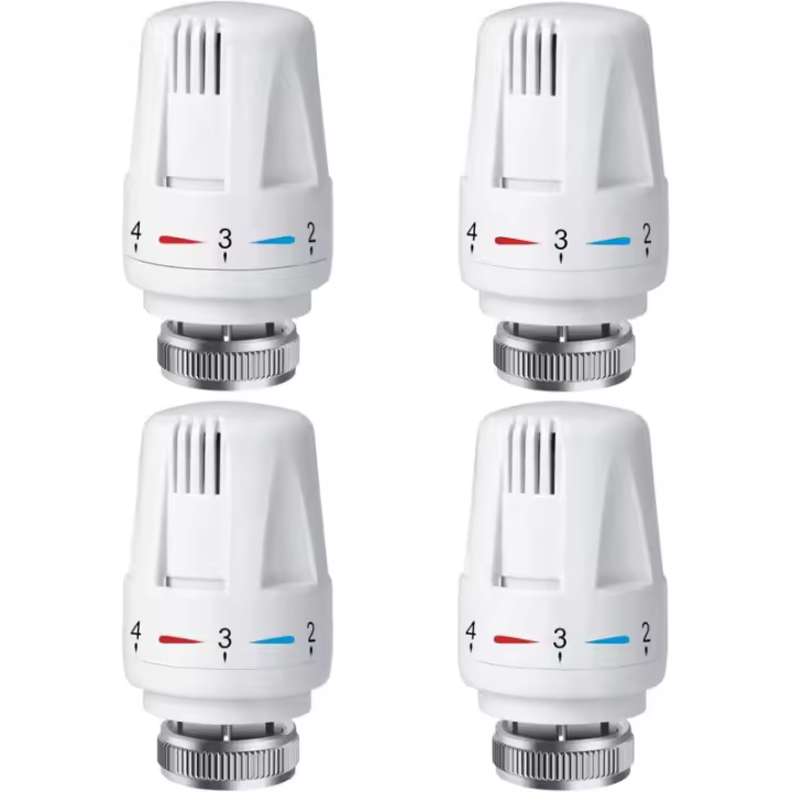 ER Stück Heizkörper-Thermostatkopf, Heizkörper-Thermostatkopf TRV M30 x 1,5, Heizkörrper-Thermostatventil, Heizkörperventil für Heizsysteme für Zuhause und Büro - 1