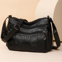 Bolso De Hombro Para Mujer De Cuero Sólido De Alta Calidad Bolso Cruzado De Lujo 2024 Bolso De Mano Casual De Diseñador Bolsos De Tope - details 19