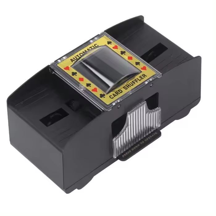 Barajador de póquer eléctrico Barajador de póquer automático Barajador de cartas de juego de Mesa Eléctrico Nuevo - 1
