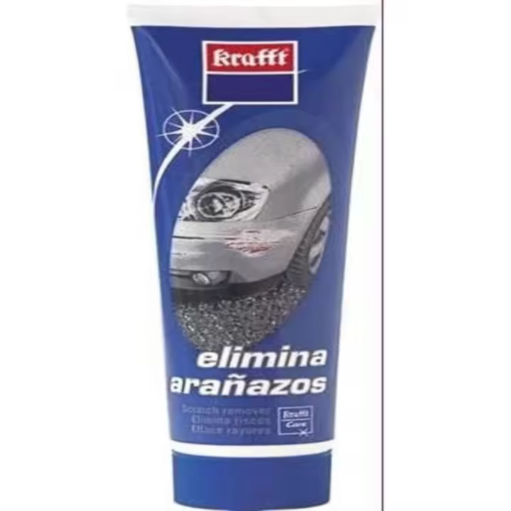 Krafft Reparador Arañazos Coche, Eliminador de Rayones, Restos de Pintura y Manchas, Brillo y Protección 150ml - 1