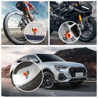 4pcs Tapones De Válvula De Neumático Para Coche Motocicleta Bicicleta Aleación De Aluminio Forma De Bola Cubierta De Polvo Tamaño 17x17x8mm - details 3