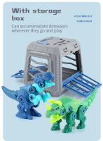Juguetes De Construcción DIY Dinosaurio Tyrannosaurus Rex Con Mini Taladro Eléctrico Regalo Para Niños Juguetes Educativos De Bloques De Construcción - details 6