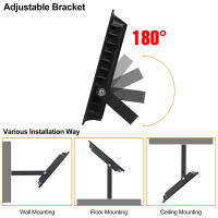 Lámpara De Fosa LED Exterior IP66 Impermeable 6000K Blanca Fría Proyector De Luz De Seguridad Para Exterior Y Carretera - details 4