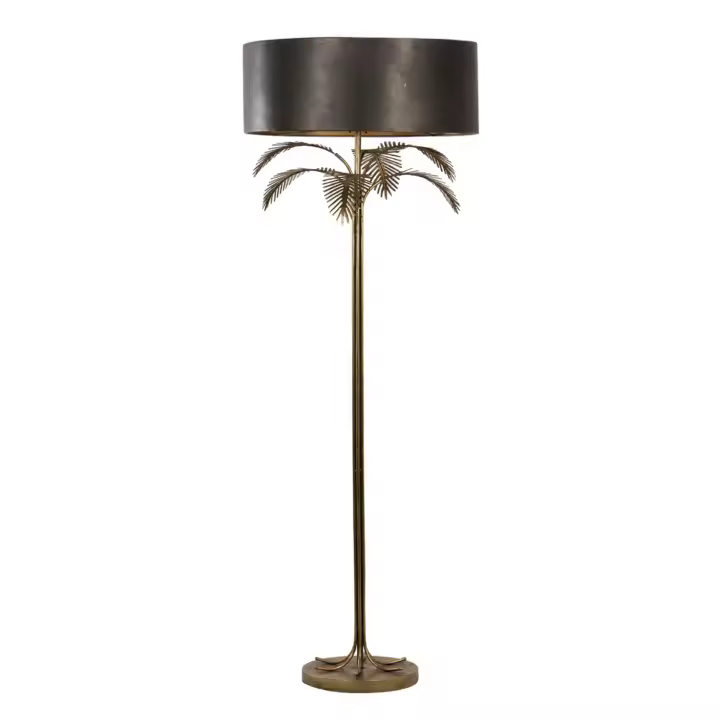 Adda Home Lámpara de Suelo Metal Dorado 60x60x166 Cm - Estilo Moderno y Elegante - 1