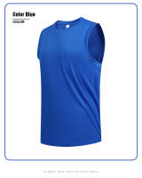 Camiseta Sin Mangas De Hombre Talla Grande Transpirable De Seda De Hielo Secado Rápido Casual Running Fitness Verano Deportes - details 6