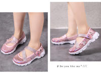 Sandalias De Playa Para Niñas Verano Antideslizantes Transpirables Talla 26-36 Con Diseño De Flores Zapatos Planos Casuales De Suela EVA - details 7