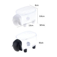 Caja De Almacenamiento Para Bastoncillos De Cotonete De Oveja Creativa Miniatura De Plástico Caja De Maquillaje Para El Hogar Resistente Al Polvo Para La Mesita De Trabajo - details 0