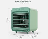 Mini refrigerador de Aire portátil, potente y Súper Silencioso, con 3 velocidades, recargable por USB y opción de refrigeración con Cubitos de Hielo para el hogar. - details 1