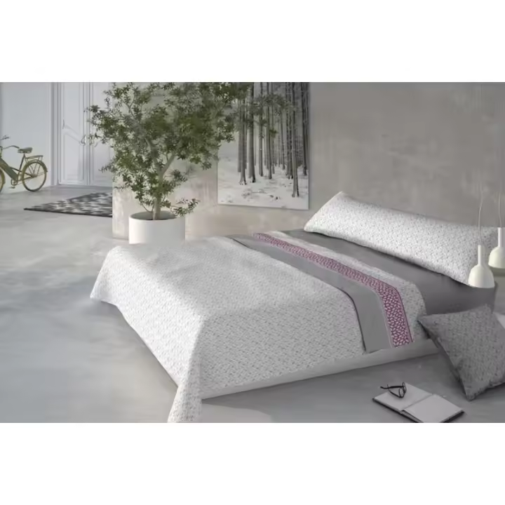 Pierre Cardin - Juego de Sábanas Pierre Cardin CORALINA NINO Gris Cama de 150 - 1