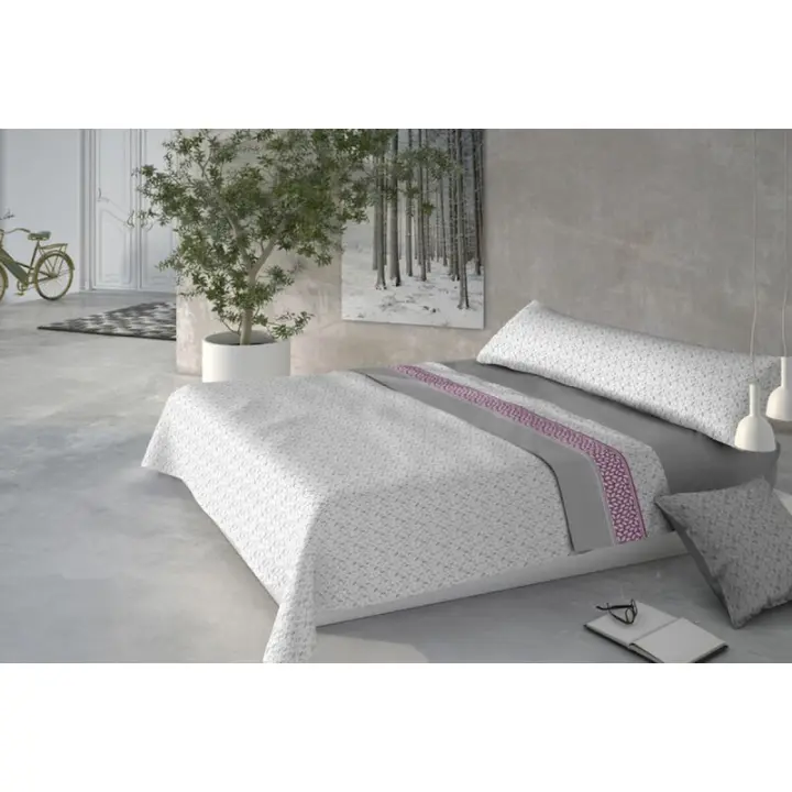 Pierre Cardin - Juego de Sábanas Pierre Cardin CORALINA NINO Gris Cama de 150 - 1