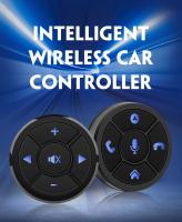 Junsun Tech Botón universal inalámbrico de control en el volante para Autoradio Android, controlador de 10 funciones clave con luz LED - details 2