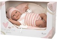 Muñeca con peso Elegance 35cm Babyto rosa rayas con manta - Arias 60750 AR60750 ARIAS - details 1