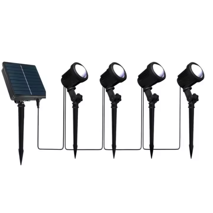Spotlight Solar RGB IP65 Impermeable Para Jardín Exterior Con Control Por APP 2/4/6 Luz Decorativa Para Navidad Y Halloween - 1