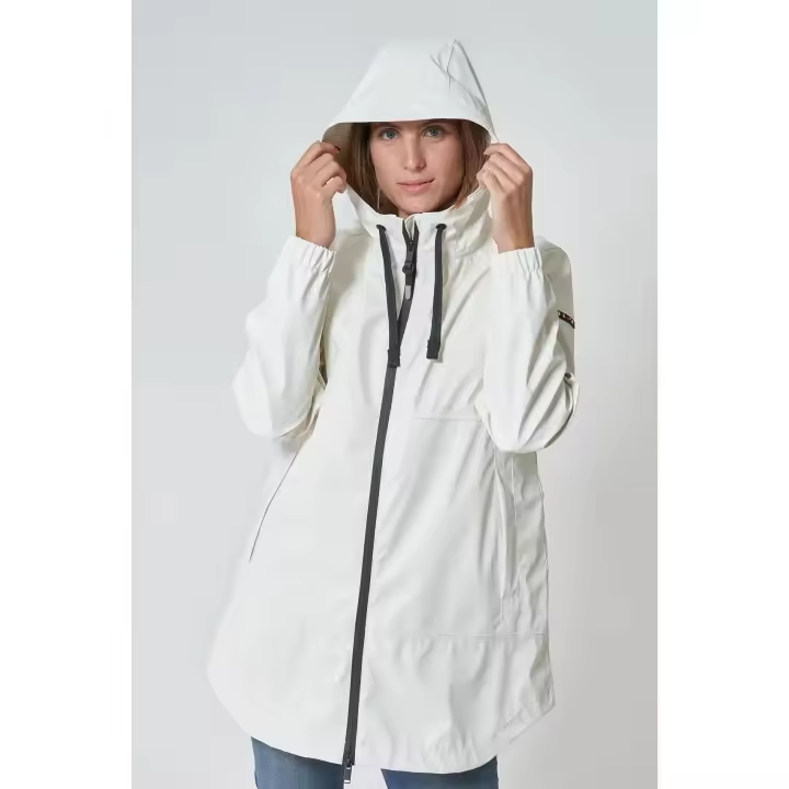 Preventa BATELA  Chubasquero 100% impermeable costuras termoselladas -Batela- C3215 BL blanco - 1