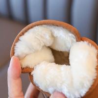 Botas De Nieve Para Niños Y Niñas Marrón Gris Rosa Y Rosa Suaves Y Gruesas Para Invierno Zapatos Planos De Algodón Para Niños - details 3