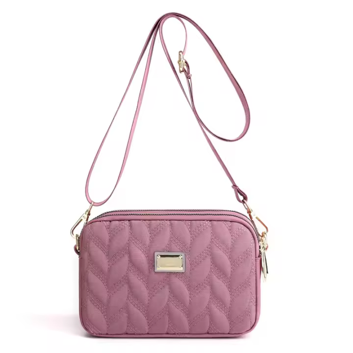 Señoras Niñas Crossbody Bolsa Multi-Bolsillo Bolsa de hombro Impermeable Nylon Bolso Pequeño teléfono móvil Monedero Cartera para Mujer - 1