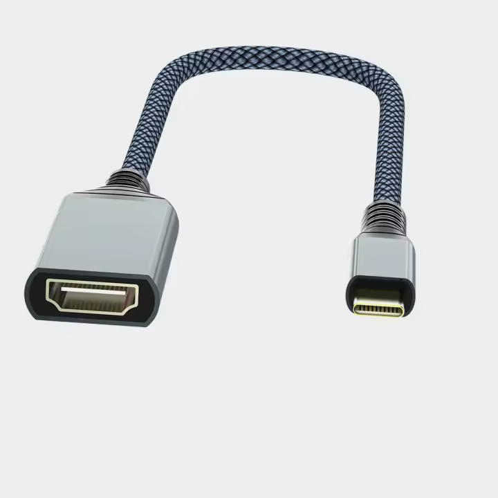 Cable convertidor de proyección para monitor de TV, portátil, teléfono móvil 4K HD tipo C a HDMI hembra, mismo cable de pantalla - 1