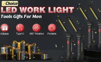 Linterna LED Multifuncional 4 En 1 Super Brillante 365nm UV Cargable Por USB Con Imán En La Punta Y COB Farol Torcha - details 1