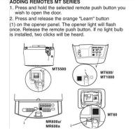 Control Remoto Para Puerta De Garage 433.92MHz Código Rolante Compatible Con LiftMaster 94335E Motorlift 84335E - details 1