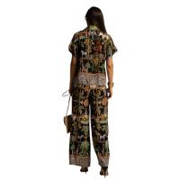 Conjunto mujer estampado safari tropical – look elegante y exótico – WA Wild Animal – talla única - details 2