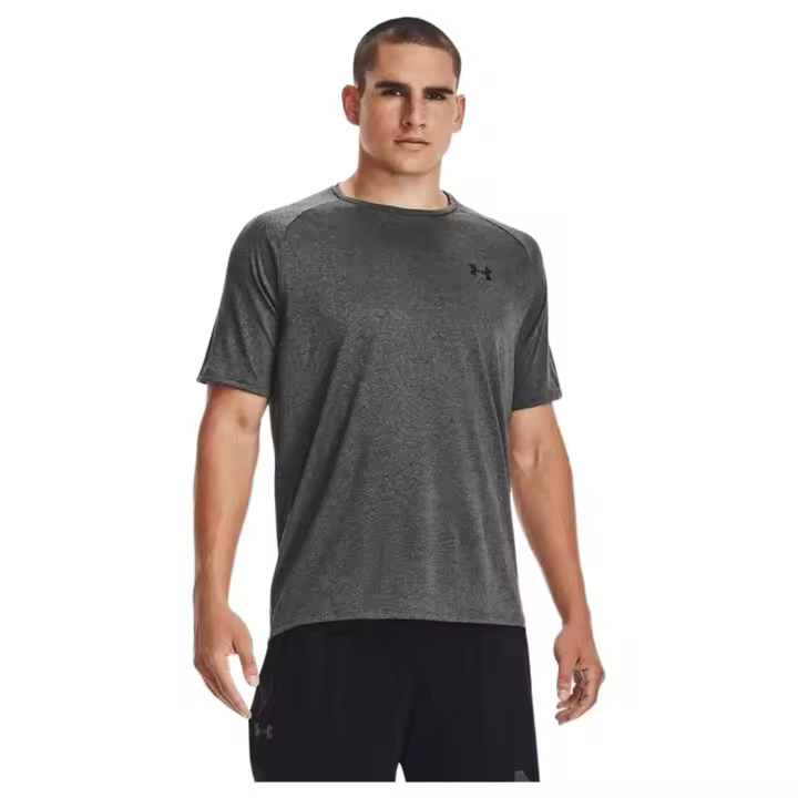 Camiseta de Manga Corta Under Armour Tech 2.0 para hombre en color gris - 1