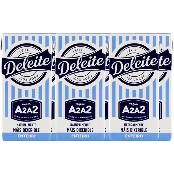 Leche Entera 200ml DELEITE - Caja de 24 bricks de 200ml - 1