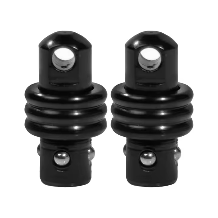 Adaptador De Estudío Para Correa QD En Acero Resistente Para Keymod Mlok Caza Color Negro Material Metálico Compatible Con Bipod - 1