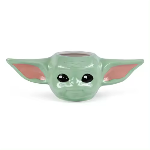 TAZA DESAYUNO FORMA THE MANDALORIAN BABY YODA PYRAMID INTERNATIONAL REDSTRING SCMG25972 - 1