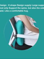 Almohada De Cintura Para Viaje Inflable Soporte Lumbar Corporal Para Viaje En Avión Viaje Largo Soporte De Espalda Para Viaje En Avión - details 2